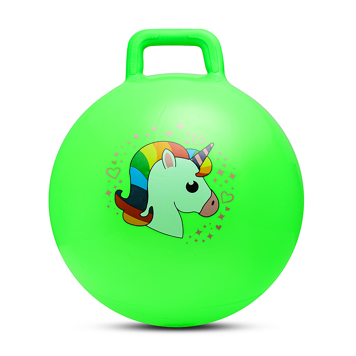 Фото к товару Мяч с ручкой 45см 00-1570 "Единорог" (цвет в ассортименте) Мяч с ручкой 45см 00-1570 "Единорог" (цвет в ассортименте)