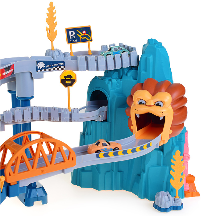 Фото к товару Паркинг-Трек 5503A "Лев" на батарейках, в коробке Паркинг-Трек 5503A "Лев" на батарейках, в коробке