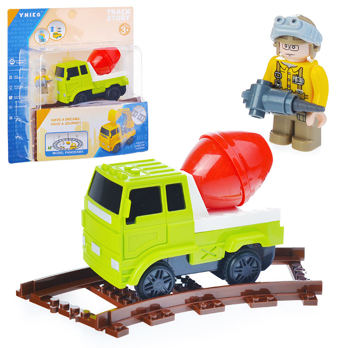 Машина 8604C-3 "Бетономешалка" на батарейках, на листе Машина 8604C-3 "Бетономешалка" на батарейках, на листе