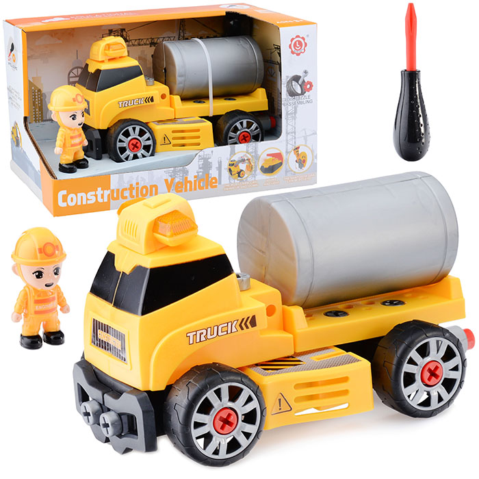 Конструктор-машина QL6013C-4 с отверткой, в коробке Конструктор-машина QL6013C-4 с отверткой, в коробке