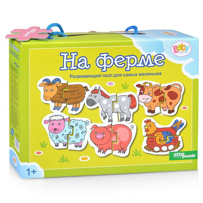Фото к товару Напольный пазл-мозаика "На ферме" (малый) Напольный пазл-мозаика "На ферме" (малый)