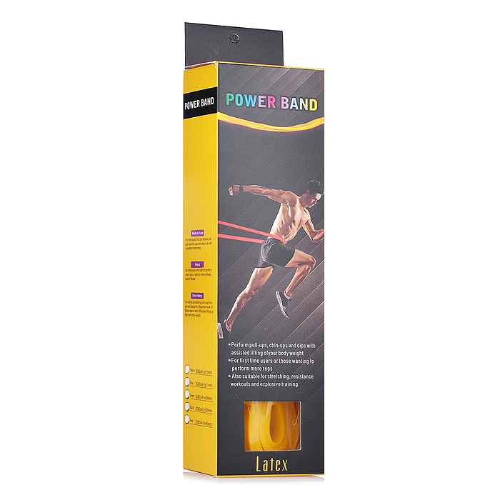 Фото к товару Спортивный фитнес эспандер (2080*4.5*13мм) Спортивный фитнес эспандер (2080*4.5*13мм)