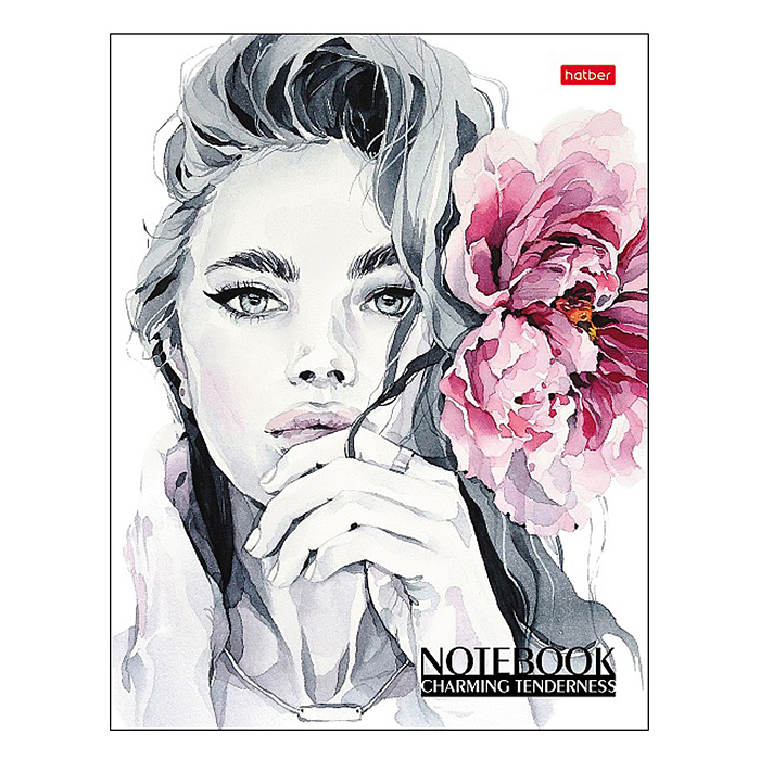 Записная книжка 96л А5ф 167х216мм 6-цв. блок клетка "Чарующая нежность" Записная книжка 96л А5ф 167х216мм 6-цв. блок клетка "Чарующая нежность"