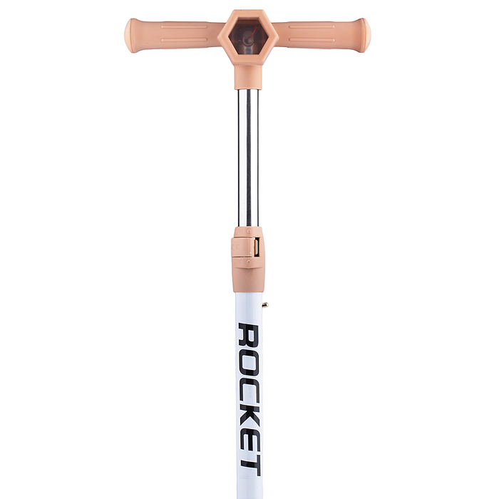 Фото к товару Самокат 3-х колесный ROCKET, белый Самокат 3-х колесный ROCKET, белый