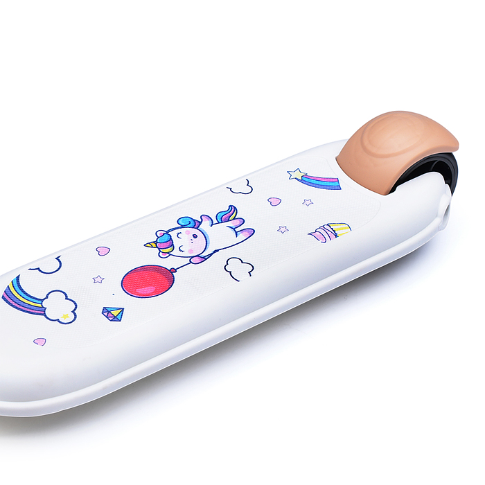 Фото к товару Самокат 3-х колесный ROCKET, белый Самокат 3-х колесный ROCKET, белый