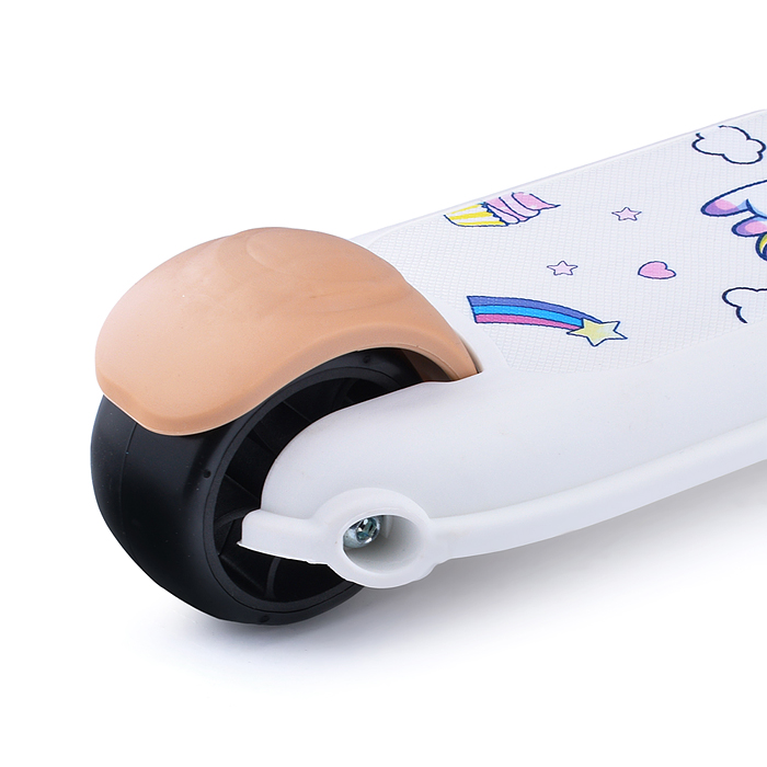 Фото к товару Самокат 3-х колесный ROCKET, белый Самокат 3-х колесный ROCKET, белый