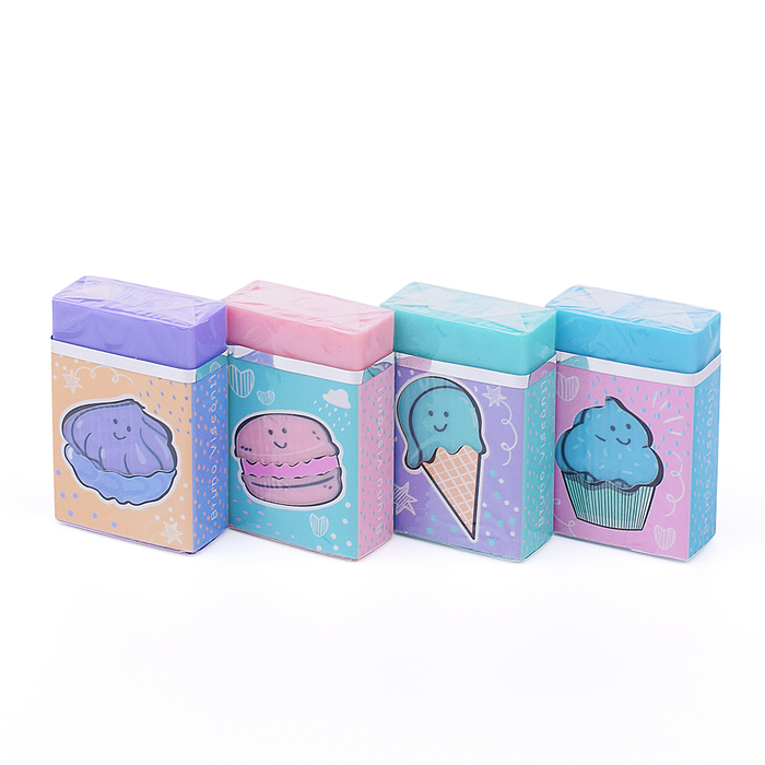 Фото к товару Ластик "HappyGraphix. My Sweet", 4 цвета Ластик "HappyGraphix. My Sweet", 4 цвета