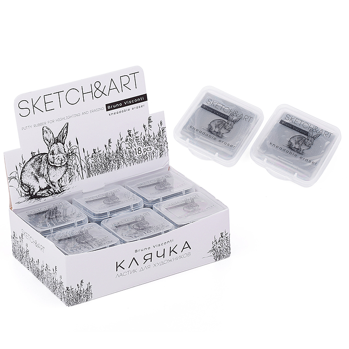 Ластик-клячка художественный "Sketch&Art" в пластиковой коробочке Ластик-клячка художественный "Sketch&Art" в пластиковой коробочке