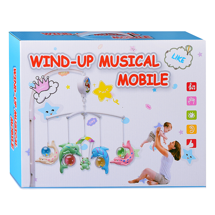 Фото к товару Мобиль 8329 "Очаровательные белочки" на кроватку, в коробке Мобиль 8329 "Очаровательные белочки" на кроватку, в коробке