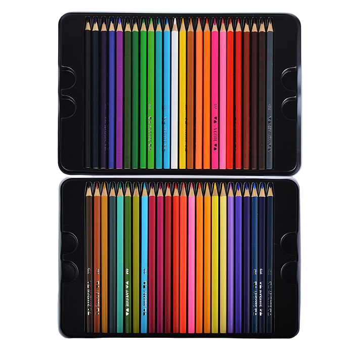 Фото к товару Карандаши цветные "Triolino Ultra 4М" 48 цветов, 4М, диаметр грифеля 3 мм, трехгранные, в п Карандаши цветные "Triolino Ultra 4М" 48 цветов, 4М, диаметр грифеля 3 мм, трехгранные, в п