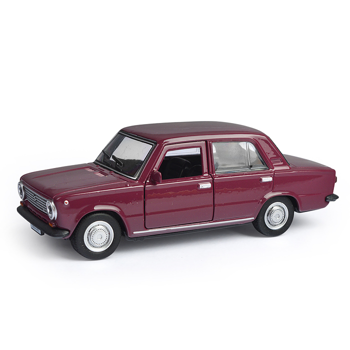 Фото к товару Машина металл ВАЗ-2101 12 см, (двери, багаж, фиолетовый) инерц, в коробке Машина металл ВАЗ-2101 12 см, (двери, багаж, фиолетовый) инерц, в коробке