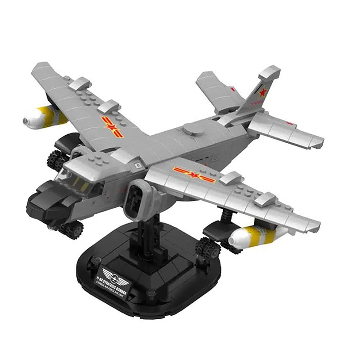 Конструктор JK9157 "Модель самолёта" 414 дет., в коробке