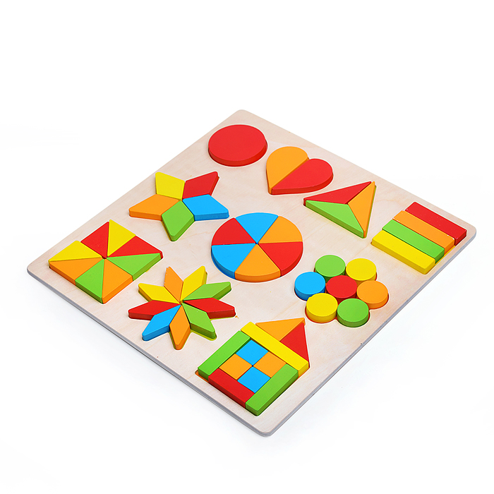 Пазл-вкладыш D1881 "Геометрические формы"