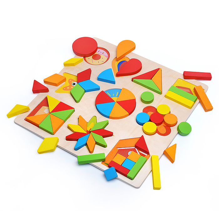 Пазл-вкладыш D1881 "Геометрические формы"