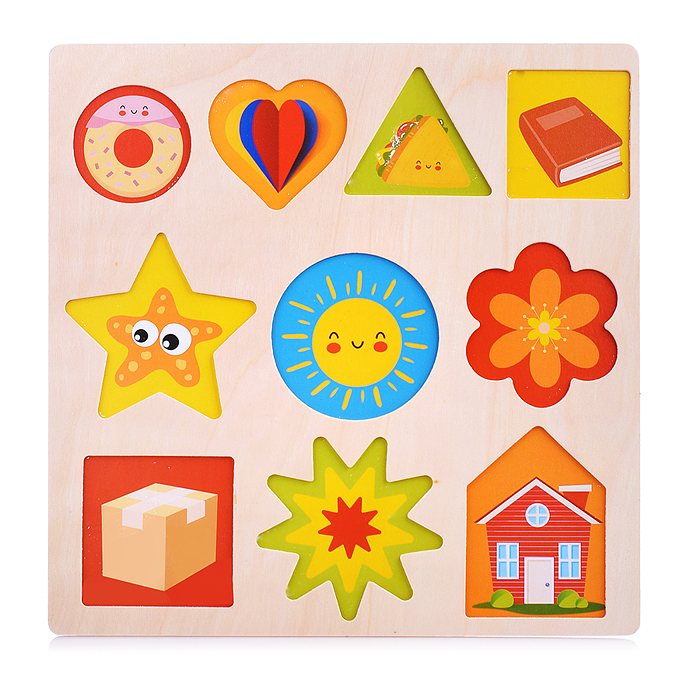 Пазл-вкладыш D1881 "Геометрические формы"