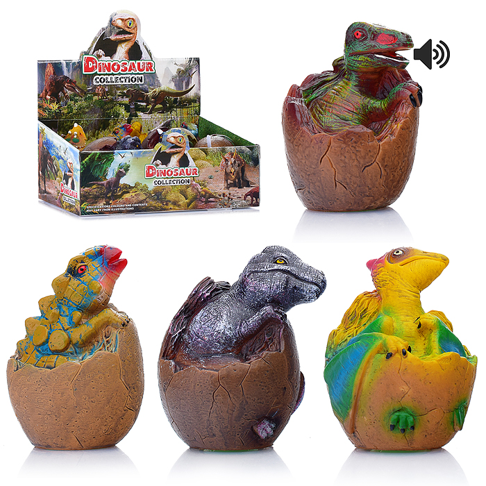 Игрушка-сюрприз 929-90 "Dinosaur collection" (свет, музыка) в яйце Игрушка-сюрприз 929-90 "Dinosaur collection" (свет, музыка) в яйце