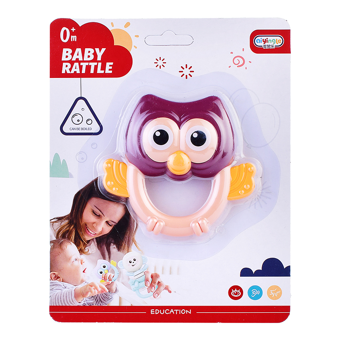 Погремушка 668-12B "Совушка" на листе Погремушка 668-12B "Совушка" на листе