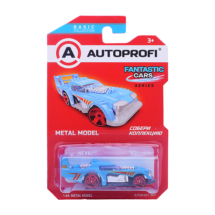 Машинка коллекционная 1:64, Серия Fantastic Cars, голубой Машинка коллекционная 1:64, Серия Fantastic Cars, голубой