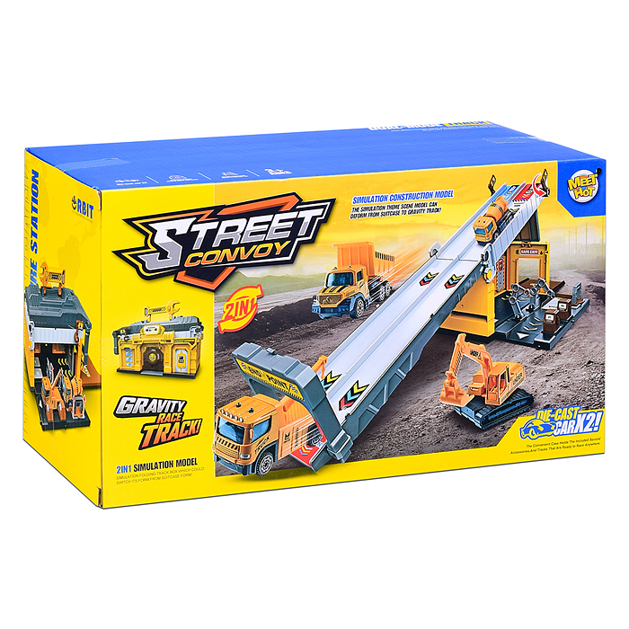 Фото к товару Парковка-трек MH-197 "Street convoy" в коробке Парковка-трек MH-197 "Street convoy" в коробке