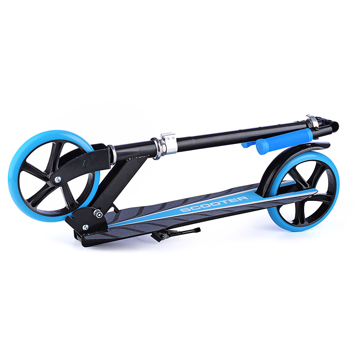 Фото к товару Самокат U037838Y 2-х кол., голубой, PU/ 200 мм, ABEC 7, в коробке Самокат U037838Y 2-х кол., голубой, PU/ 200 мм, ABEC 7, в коробке