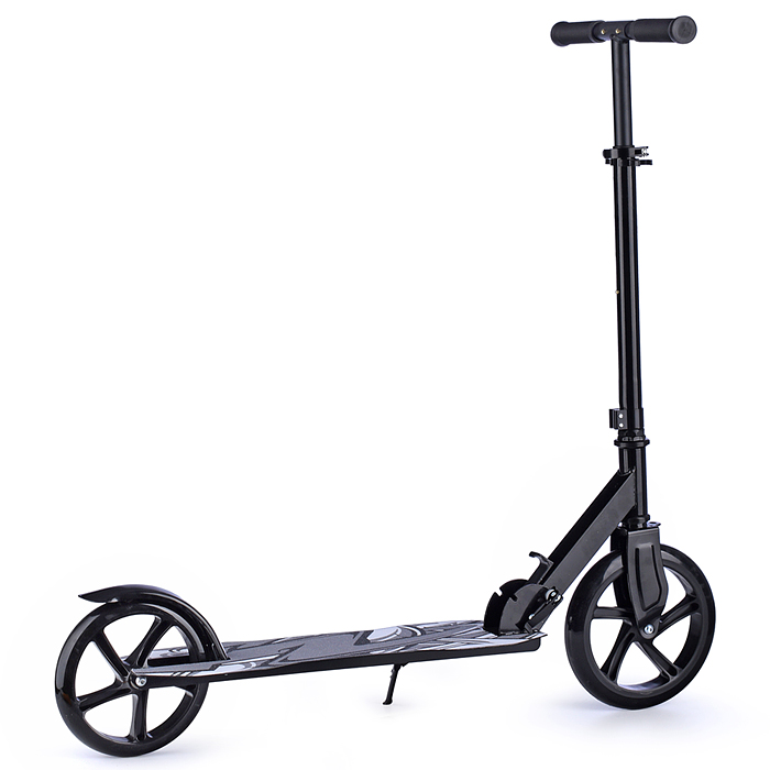 Фото к товару Самокат U037840Y 2-х кол., черный, PU/ 200 мм, ABEC 7, в коробке Самокат U037840Y 2-х кол., черный, PU/ 200 мм, ABEC 7, в коробке