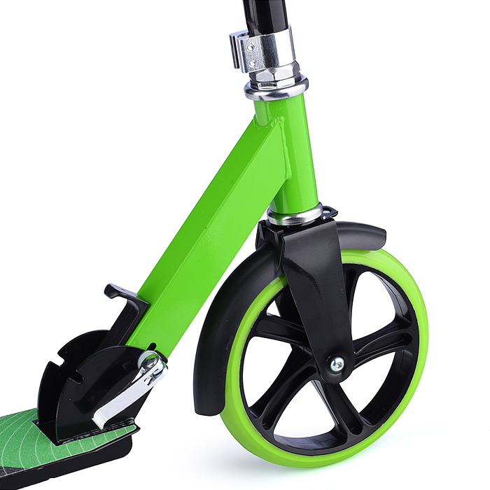 Фото к товару Самокат U037839Y 2-х кол., зеленый, PU, ABEC 7, в коробке Самокат U037839Y 2-х кол., зеленый, PU, ABEC 7, в коробке