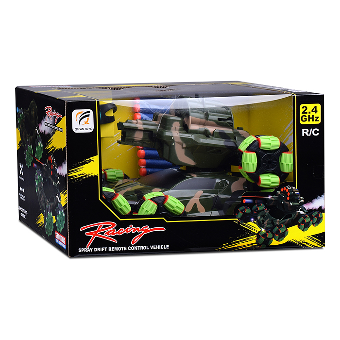 Фото к товару Машина QF669-14A "Супертанк" на р/у 27 MHz, в коробке Машина QF669-14A "Супертанк" на р/у 27 MHz, в коробке