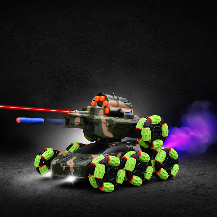 Фото к товару Машина QF669-14A "Супертанк" на р/у 27 MHz, в коробке Машина QF669-14A "Супертанк" на р/у 27 MHz, в коробке