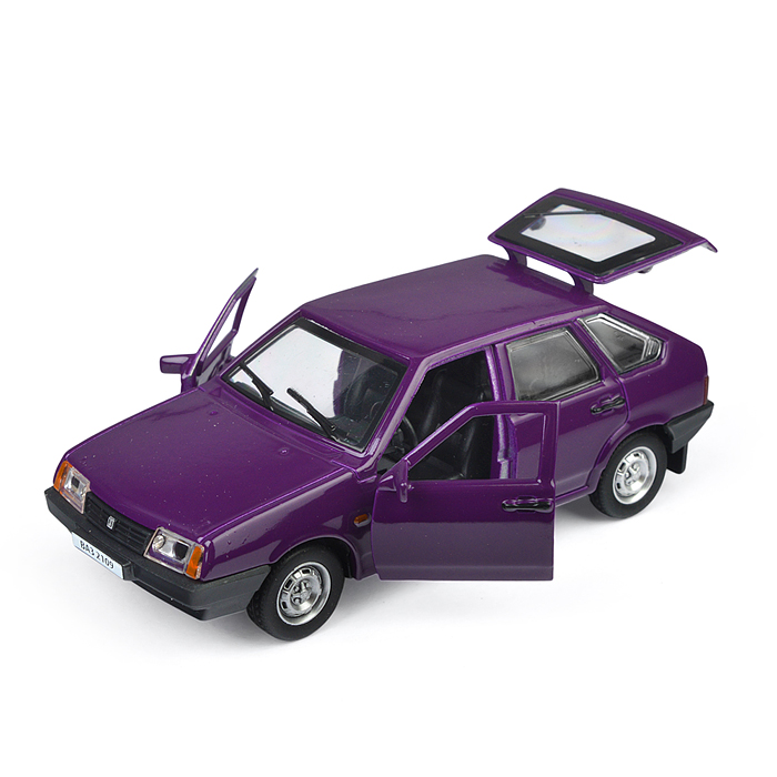 Фото к товару Машина металл Ваз-2109 "Спутник" 12 см, (двери, багаж., баклажан) цнерц., в коробке Машина металл Ваз-2109 "Спутник" 12 см, (двери, багаж., баклажан) цнерц., в коробке