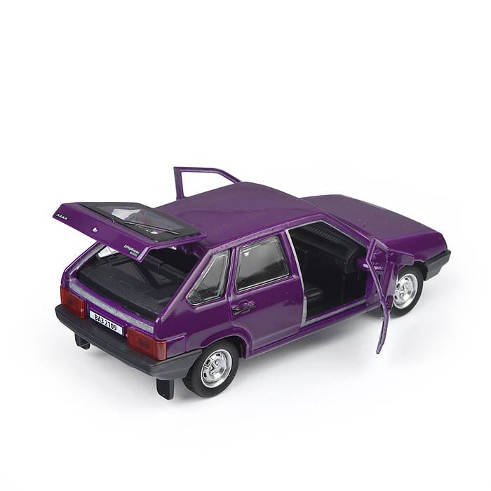 Фото к товару Машина металл Ваз-2109 "Спутник" 12 см, (двери, багаж., баклажан) цнерц., в коробке Машина металл Ваз-2109 "Спутник" 12 см, (двери, багаж., баклажан) цнерц., в коробке