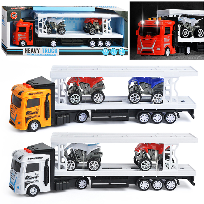 Автовоз 99A6-3C с квадроциклами, в коробке Автовоз 99A6-3C с квадроциклами, в коробке