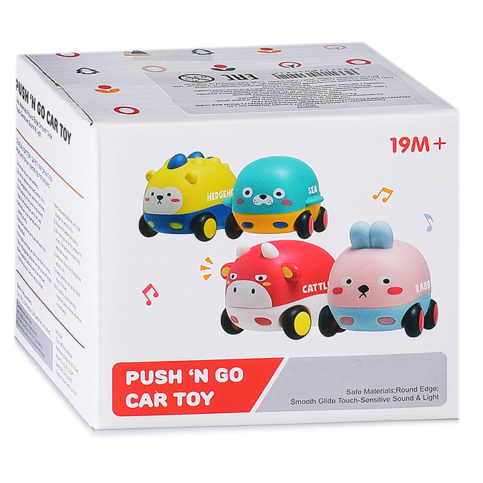 Машина MD2144 "Бычок" на батарейках, в коробке