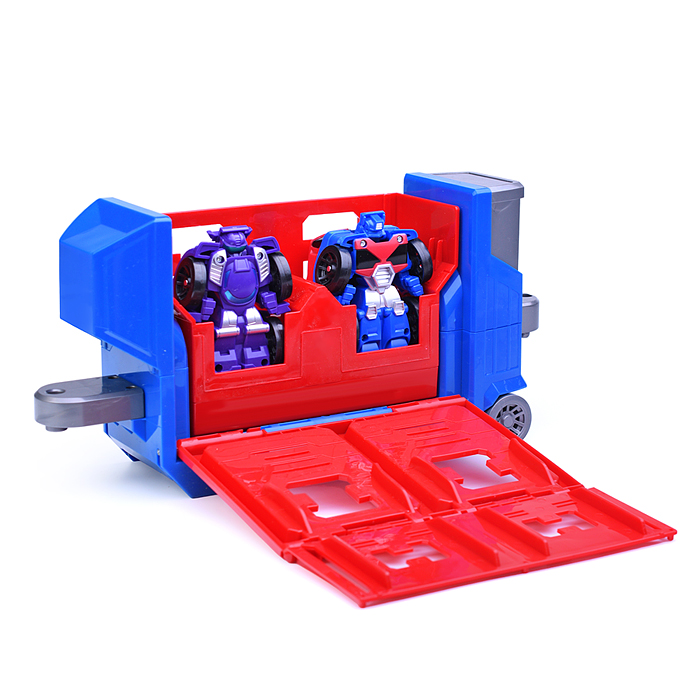 Фото к товару Гараж 1024 с катапультой и двумя машинками, в коробке Гараж 1024 с катапультой и двумя машинками, в коробке