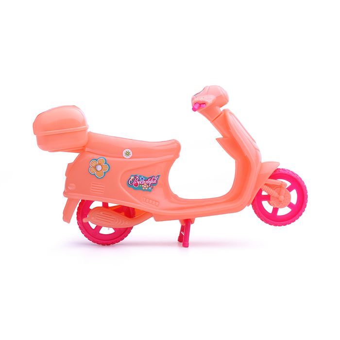 Кукла RZ-333-108D с мотоциклом и аксессуарами, в пакете