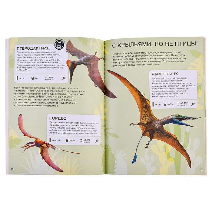 Книга с дополненной реальностью. Доисторический период. Динозавры. 19,5х26,5 см. 32 стр. 