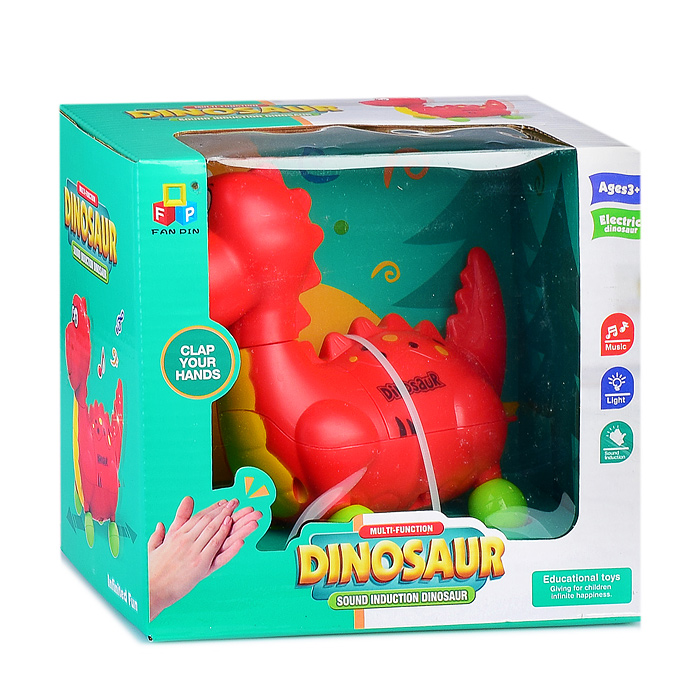 Фото к товару Динозаврик 678-1-1A на батарейках, в коробке Динозаврик 678-1-1A на батарейках, в коробке