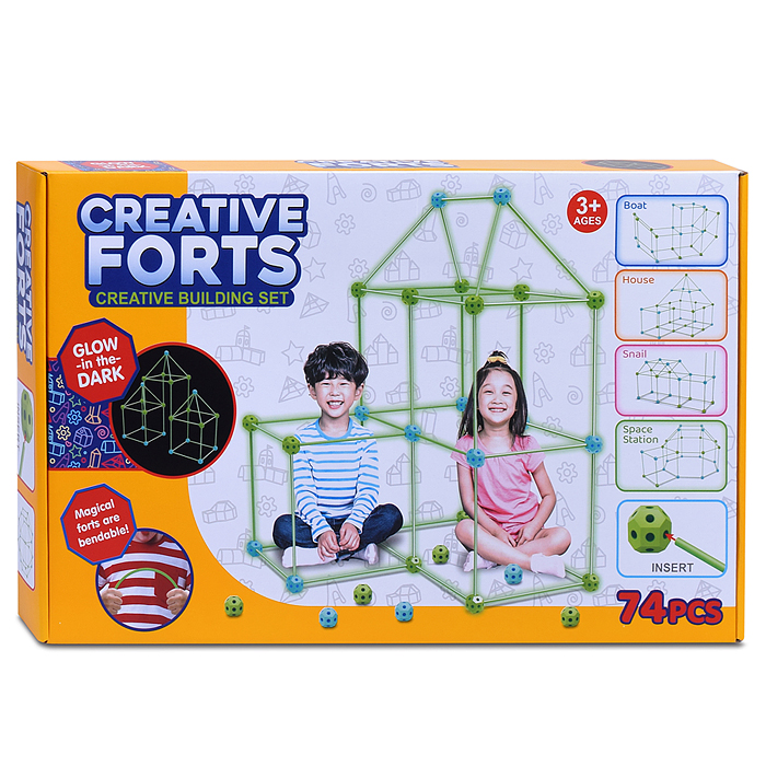 Фото к товару Конструктор ZP012 "Палатка" (74 дет.) в коробке Конструктор ZP012 "Палатка" (74 дет.) в коробке