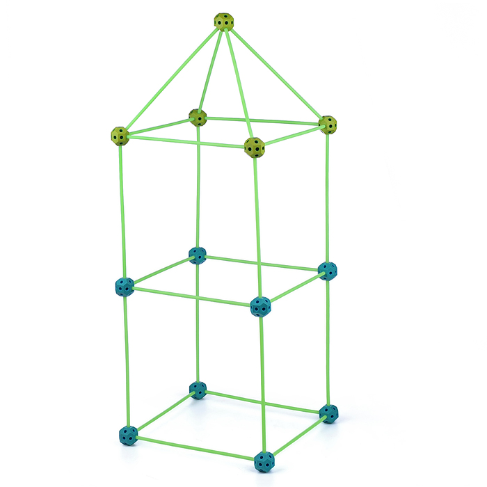 Фото к товару Конструктор ZP012 "Палатка" (74 дет.) в коробке Конструктор ZP012 "Палатка" (74 дет.) в коробке