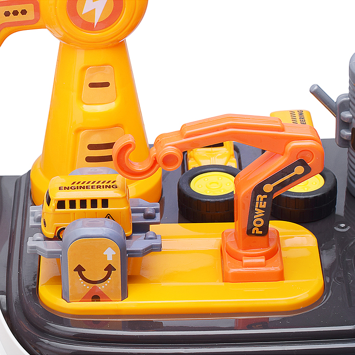 Фото к товару Парковка-трек JP588-13 "Стройплощадка" в коробке Парковка-трек JP588-13 "Стройплощадка" в коробке