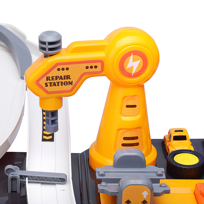 Фото к товару Парковка-трек JP588-13 "Стройплощадка" в коробке Парковка-трек JP588-13 "Стройплощадка" в коробке