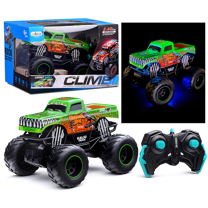 Машина KM665-1 "Монстр бездорожье" р/у, 27 MHz, в коробке