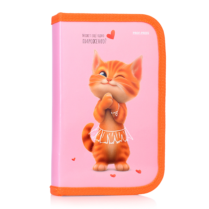 Пенал 1-секц, большой, с отк.планкой "Кошка-балерина" 190х115см.