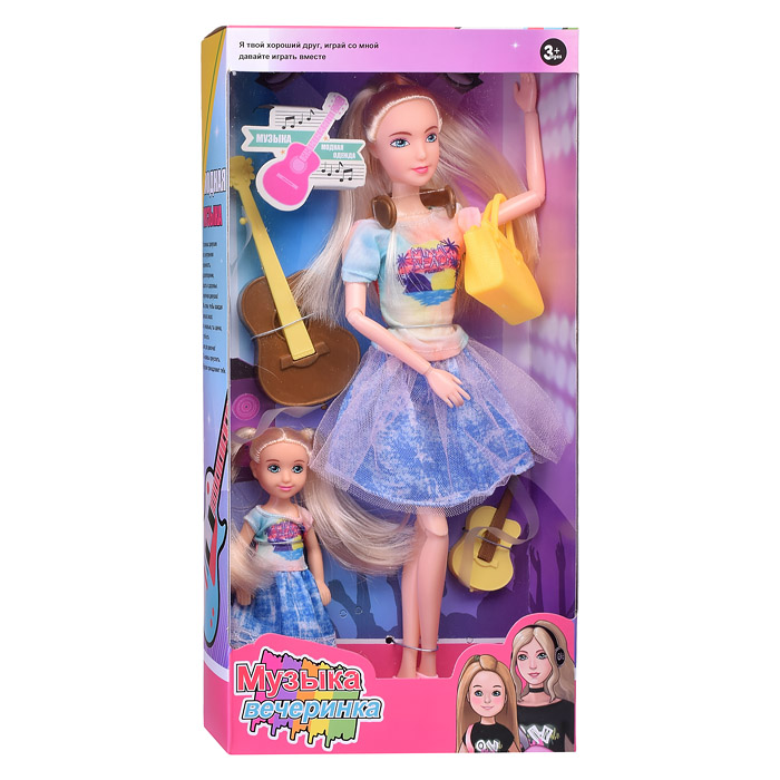 Фото к товару Кукла 1890B "Музыкальная вечеринка" с аксессуарами, в коробке Кукла 1890B "Музыкальная вечеринка" с аксессуарами, в коробке