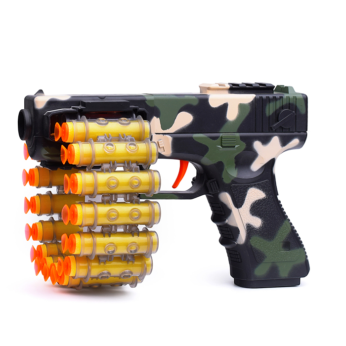 Пистолет BT0047-1 "Штурм" с мягкими полимерными пулями, в коробке