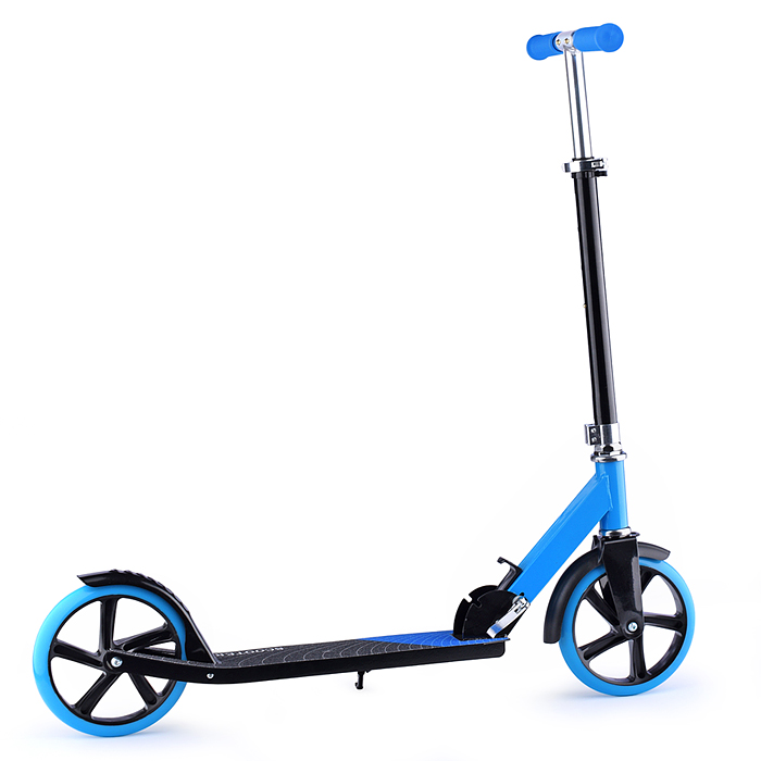 Фото к товару Самокат U037839Y 2-х кол., голубой, PU, ABEC 7, в коробке Самокат U037839Y 2-х кол., голубой, PU, ABEC 7, в коробке