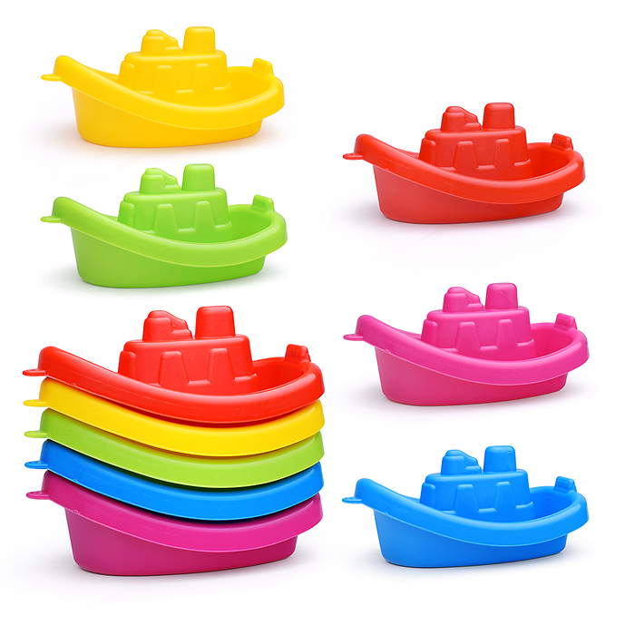 Игровой набор для купания "Кораблики Волна" 5пр. (в сетке) Игровой набор для купания "Кораблики Волна" 5пр. (в сетке)