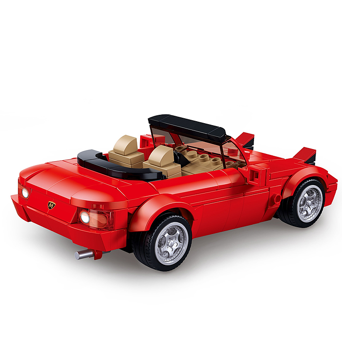 Конструктор M38-B1126 "Модельки: Кабриолет" (264 дет.) в коробке