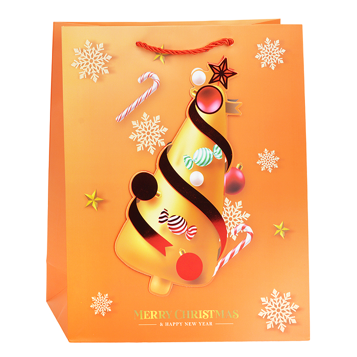 Фото к товару Пакет подарочный 00-4830 "Ёлочка" 26*32*10см. Пакет подарочный 00-4830 "Ёлочка" 26*32*10см.