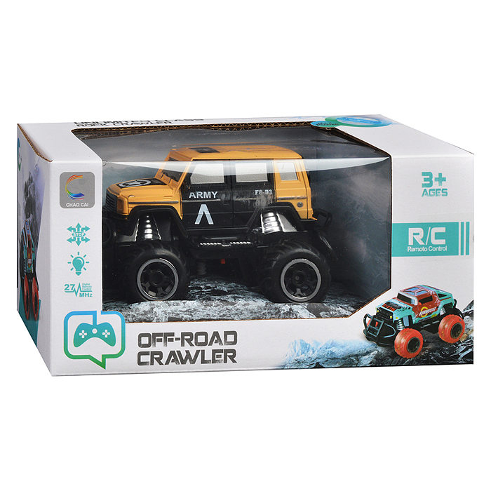 Фото к товару Машина 6148-15 "Внедорожник Армия-2" на р/у, 27 MHz, в коробке Машина 6148-15 "Внедорожник Армия-2" на р/у, 27 MHz, в коробке