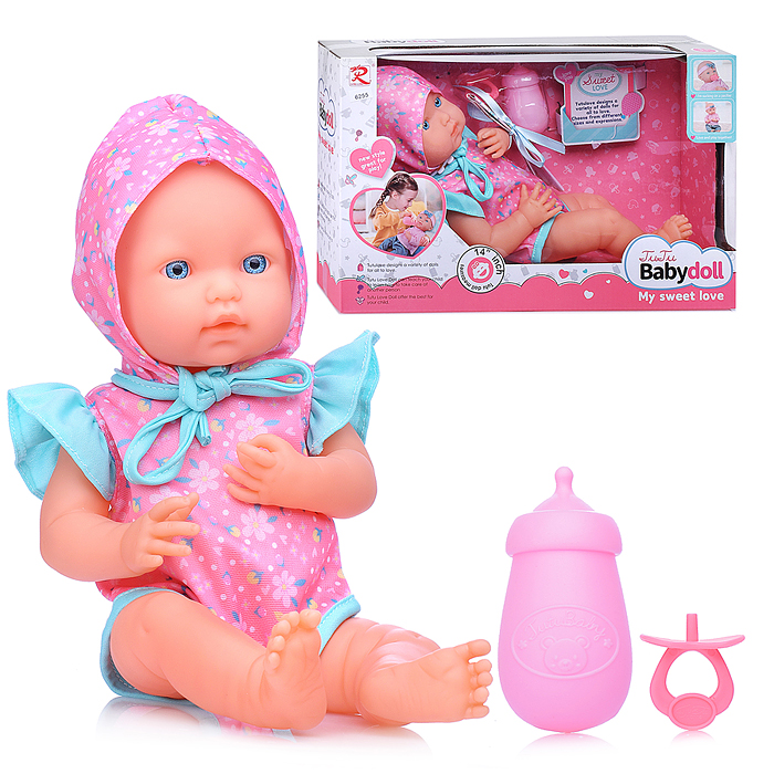 Пупс 6255 с аксессуарами "Женечка" в коробке Пупс 6255 с аксессуарами "Женечка" в коробке